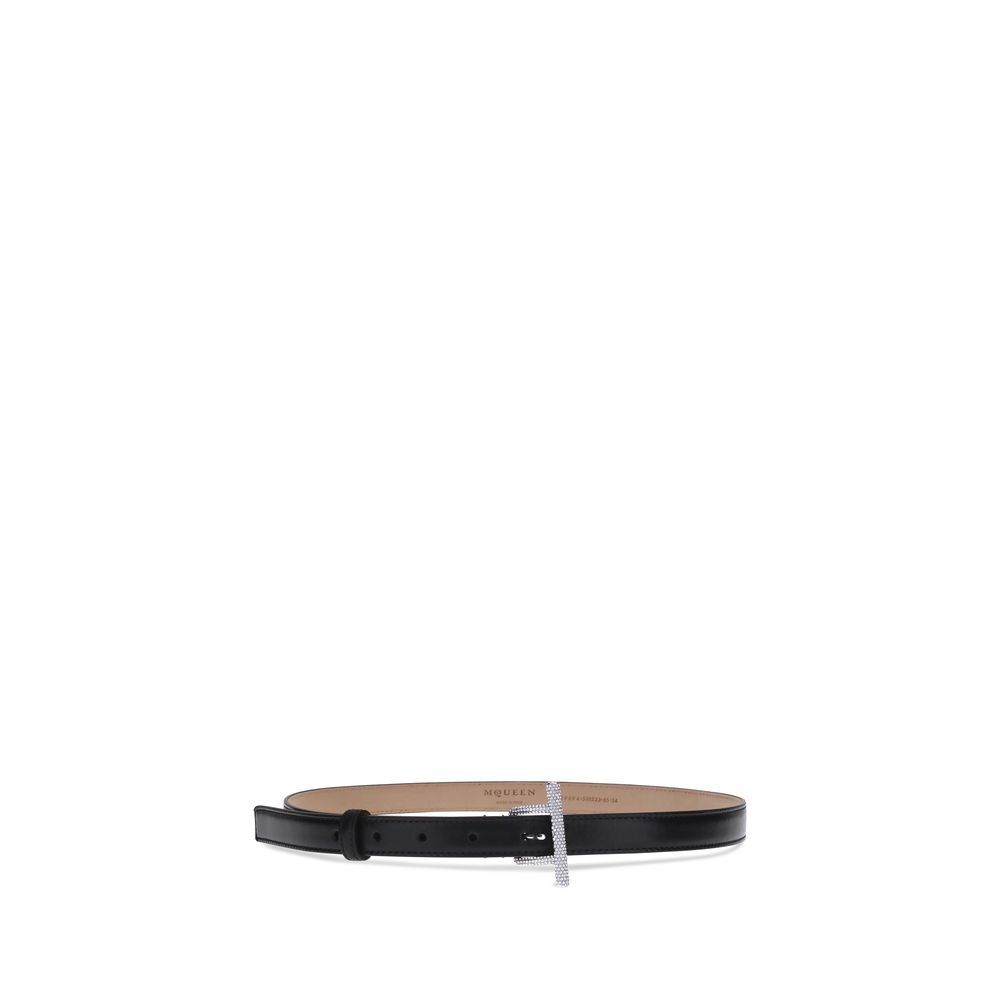 Alexander McQueen Leather Belt LUNESCAPE