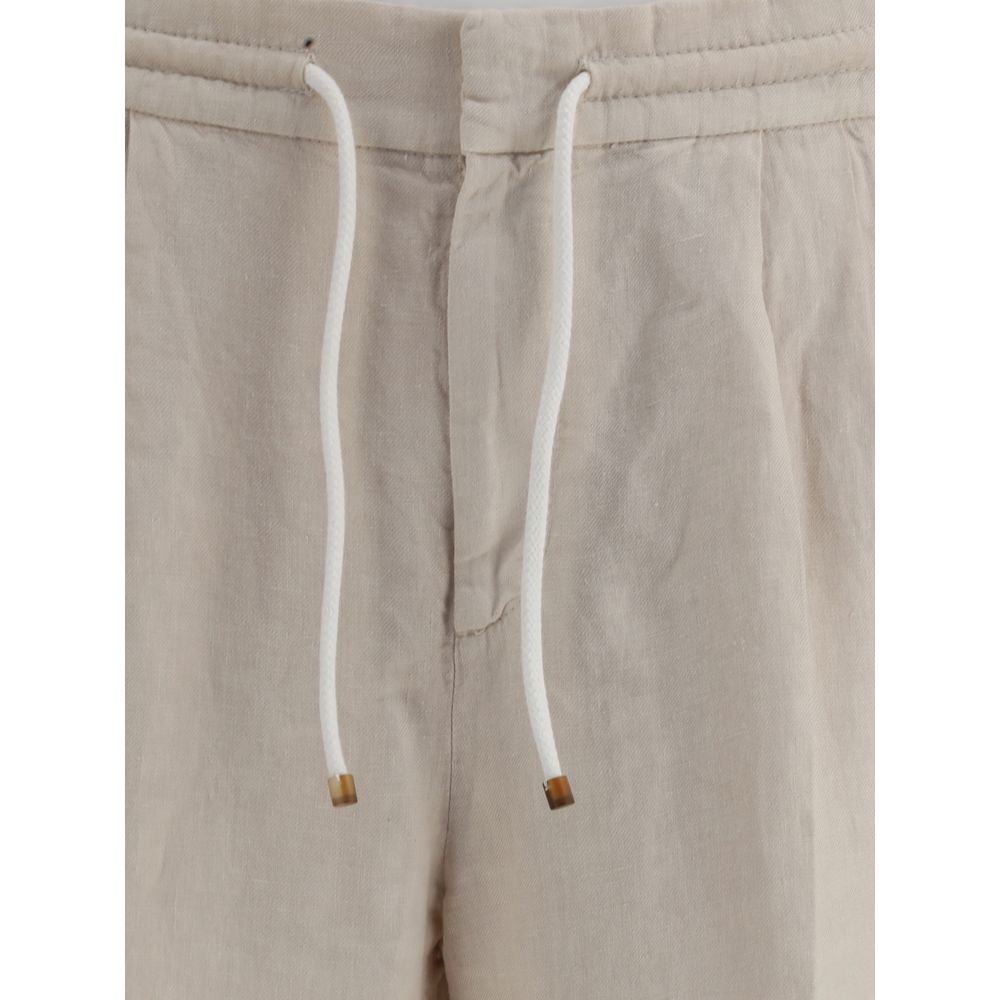 Brunello Cucinelli Linen Pants LUNESCAPE