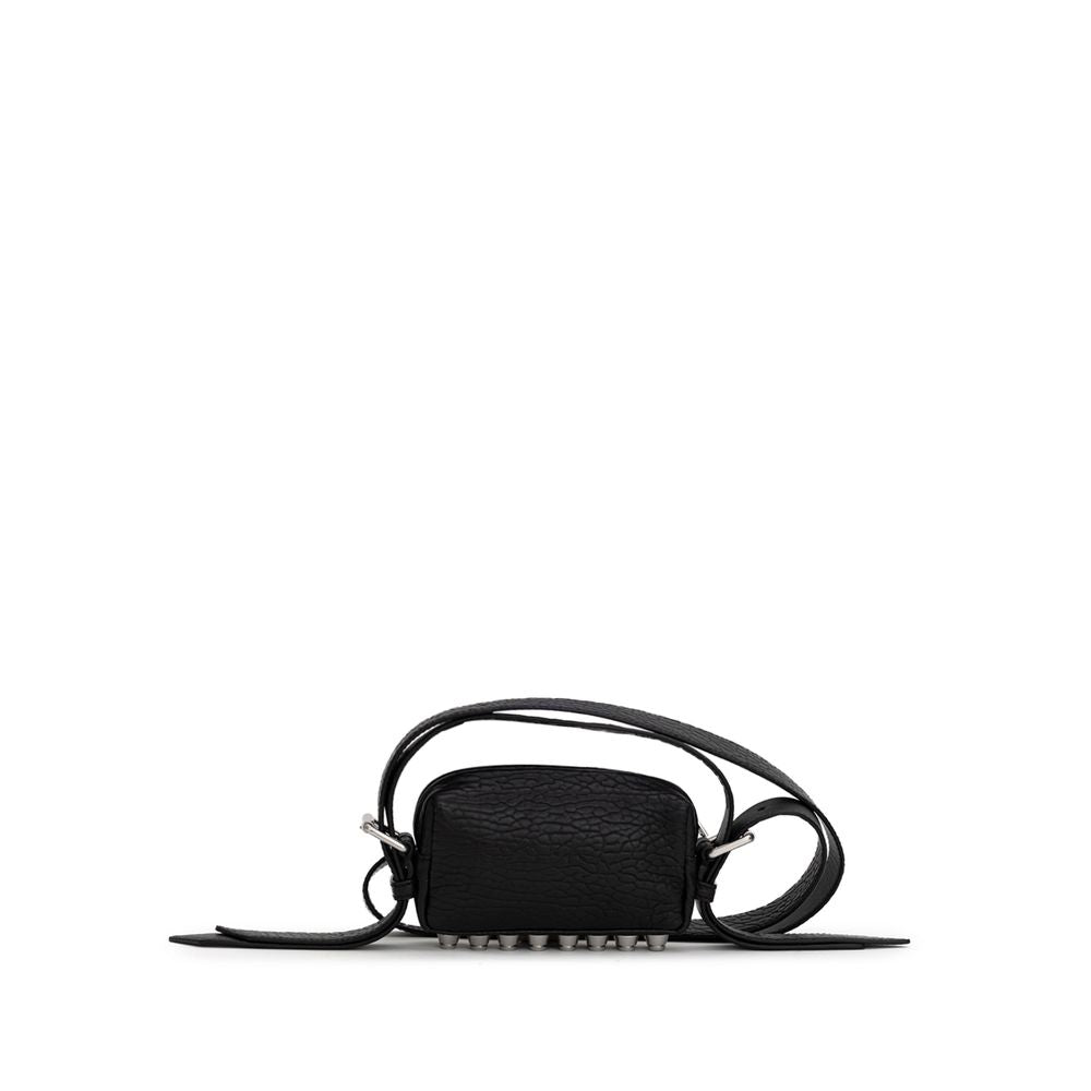 Alexander Wang Black Leather Shoulder Bag LUNESCAPE