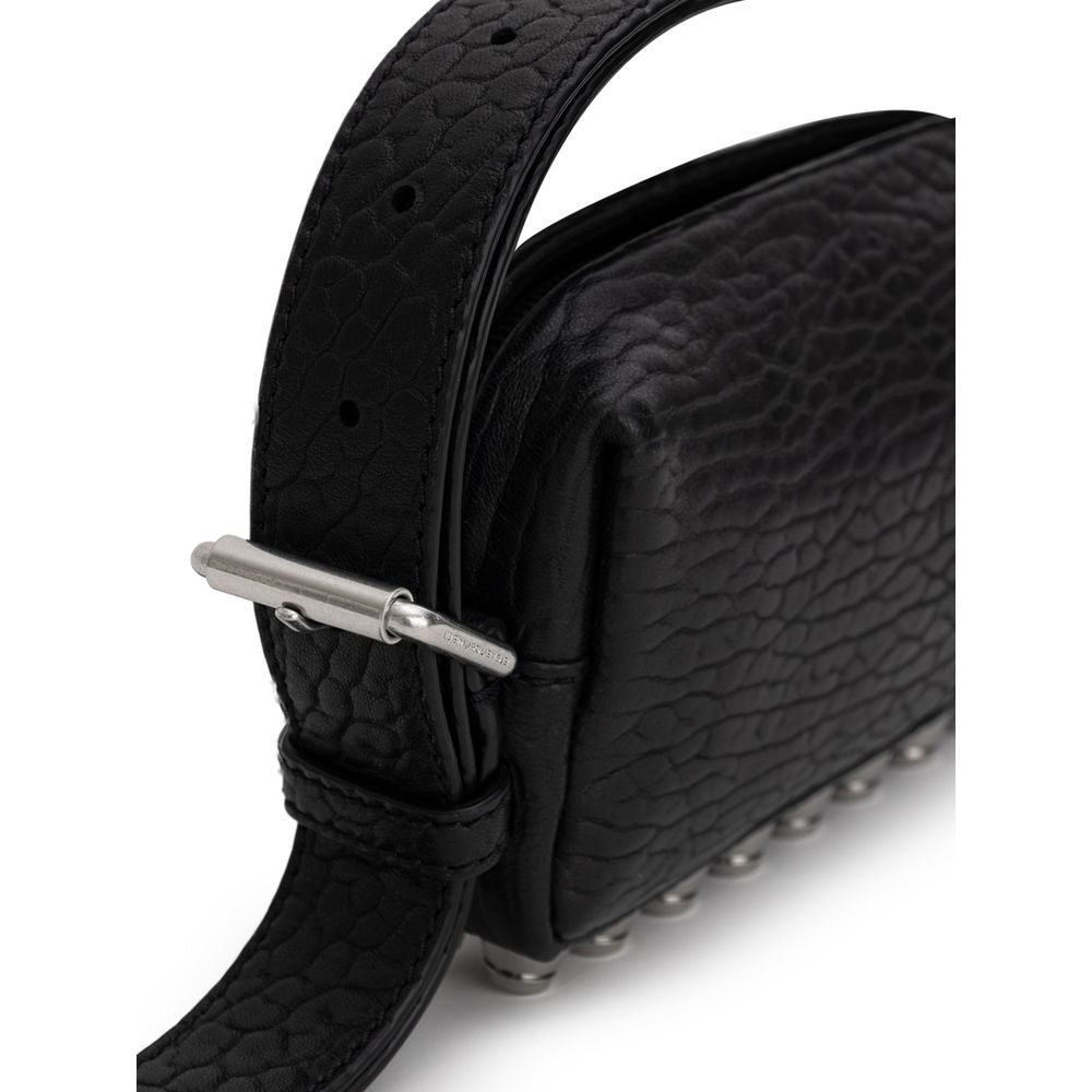 Alexander Wang Black Leather Shoulder Bag LUNESCAPE
