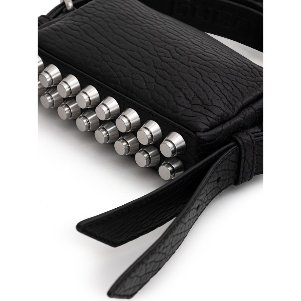 Alexander Wang Black Leather Shoulder Bag LUNESCAPE