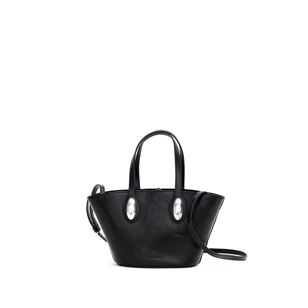 Alexander Wang Black Leather Shoulder Bag LUNESCAPE