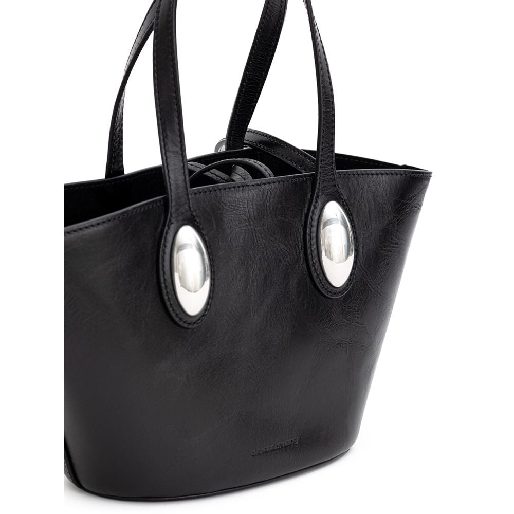 Alexander Wang Black Leather Shoulder Bag LUNESCAPE