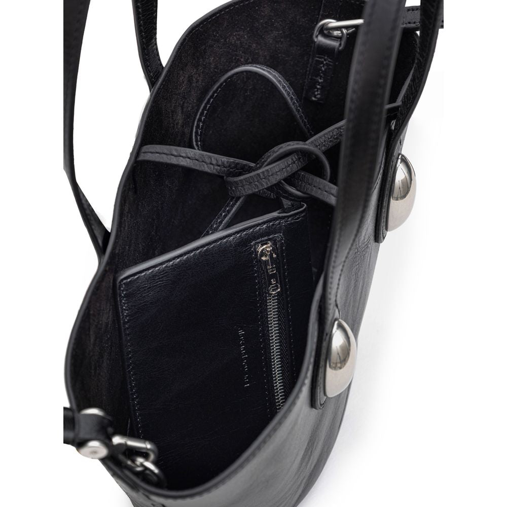 Alexander Wang Black Leather Shoulder Bag LUNESCAPE