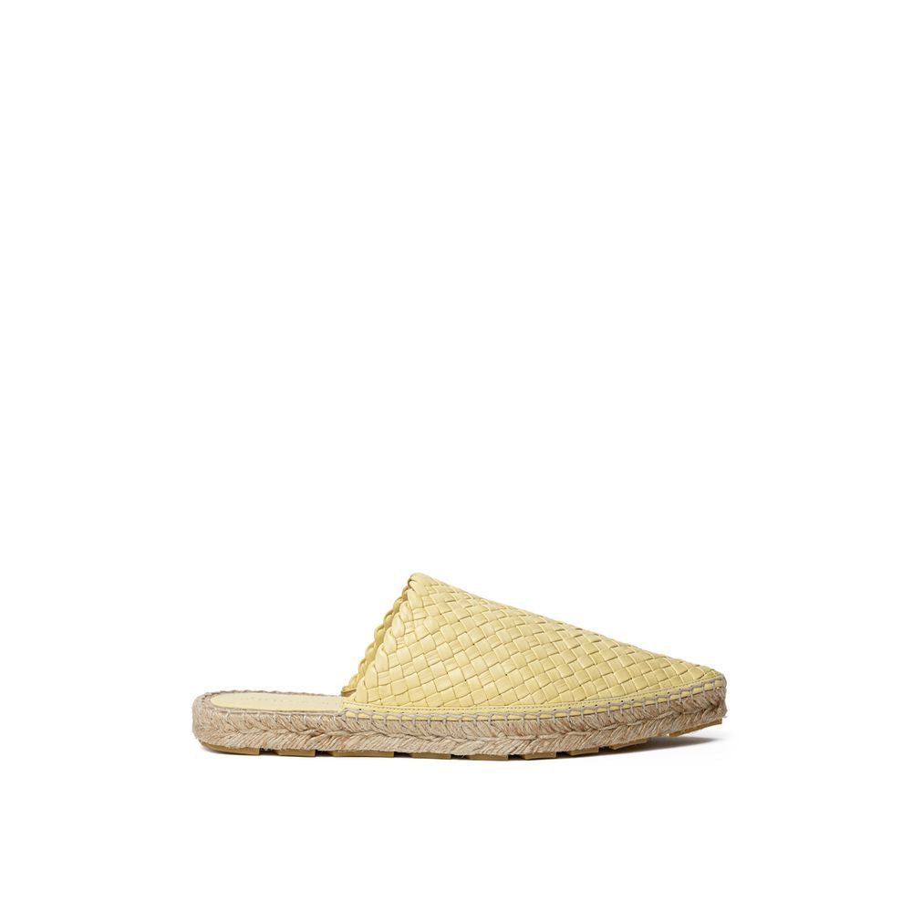 Bottega Veneta Yellow Leather Espadrille LUNESCAPE