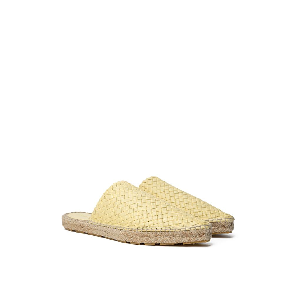 Bottega Veneta Yellow Leather Espadrille LUNESCAPE