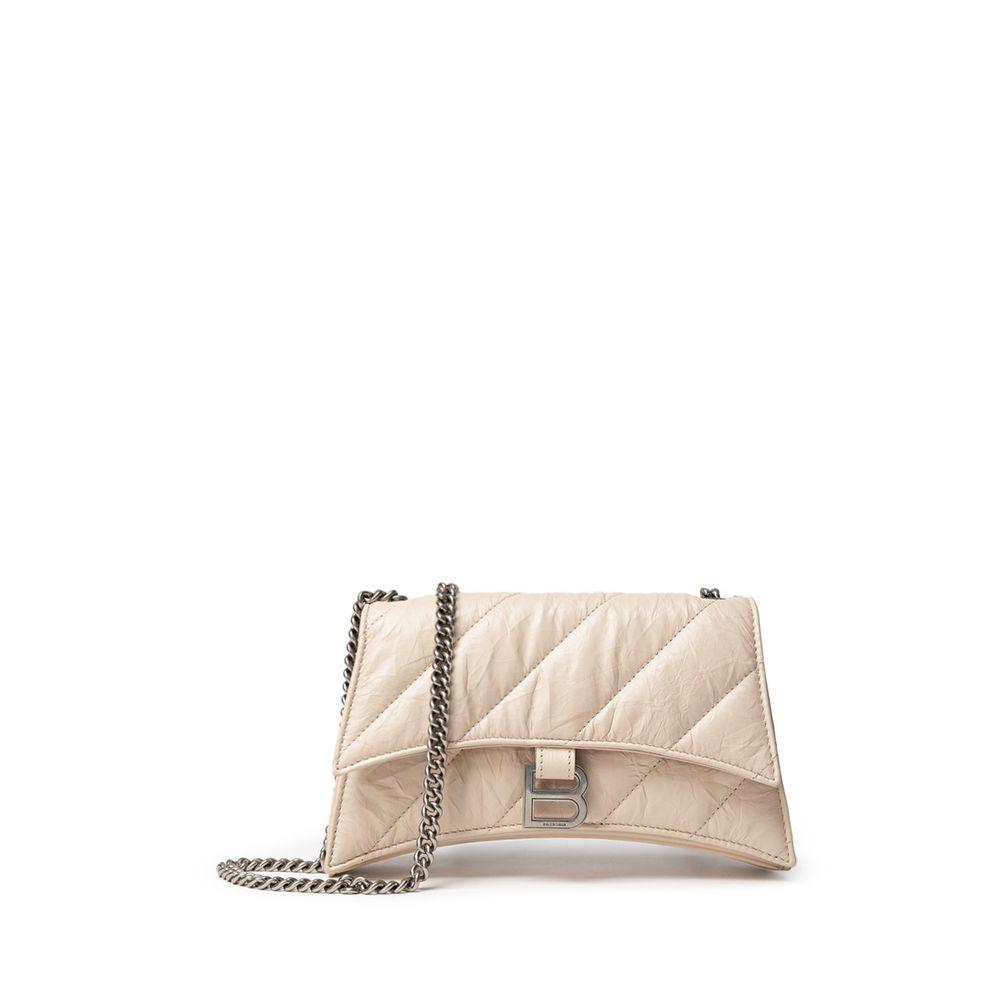 Balenciaga Beige Leather Shoulder Bag LUNESCAPE