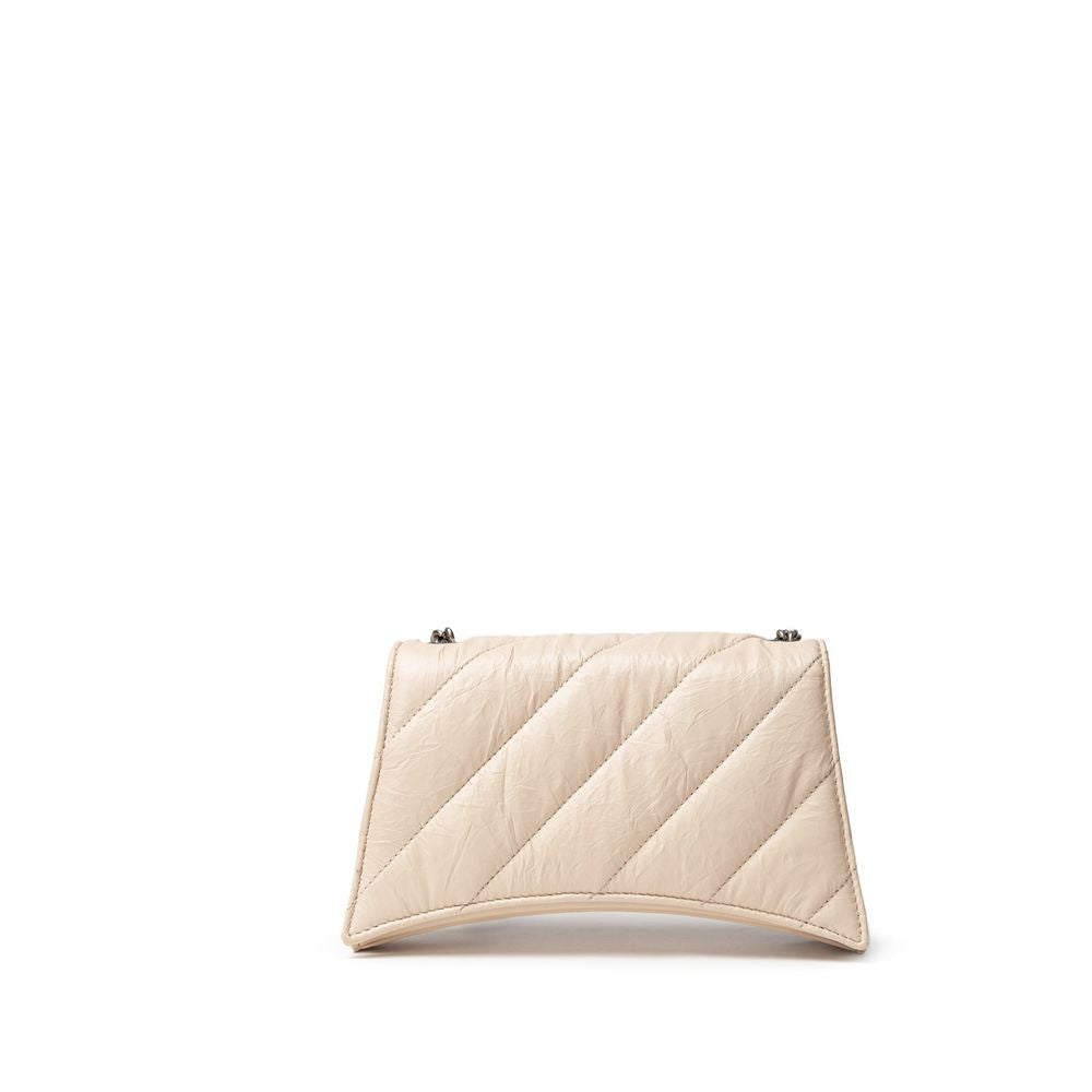Balenciaga Beige Leather Shoulder Bag LUNESCAPE