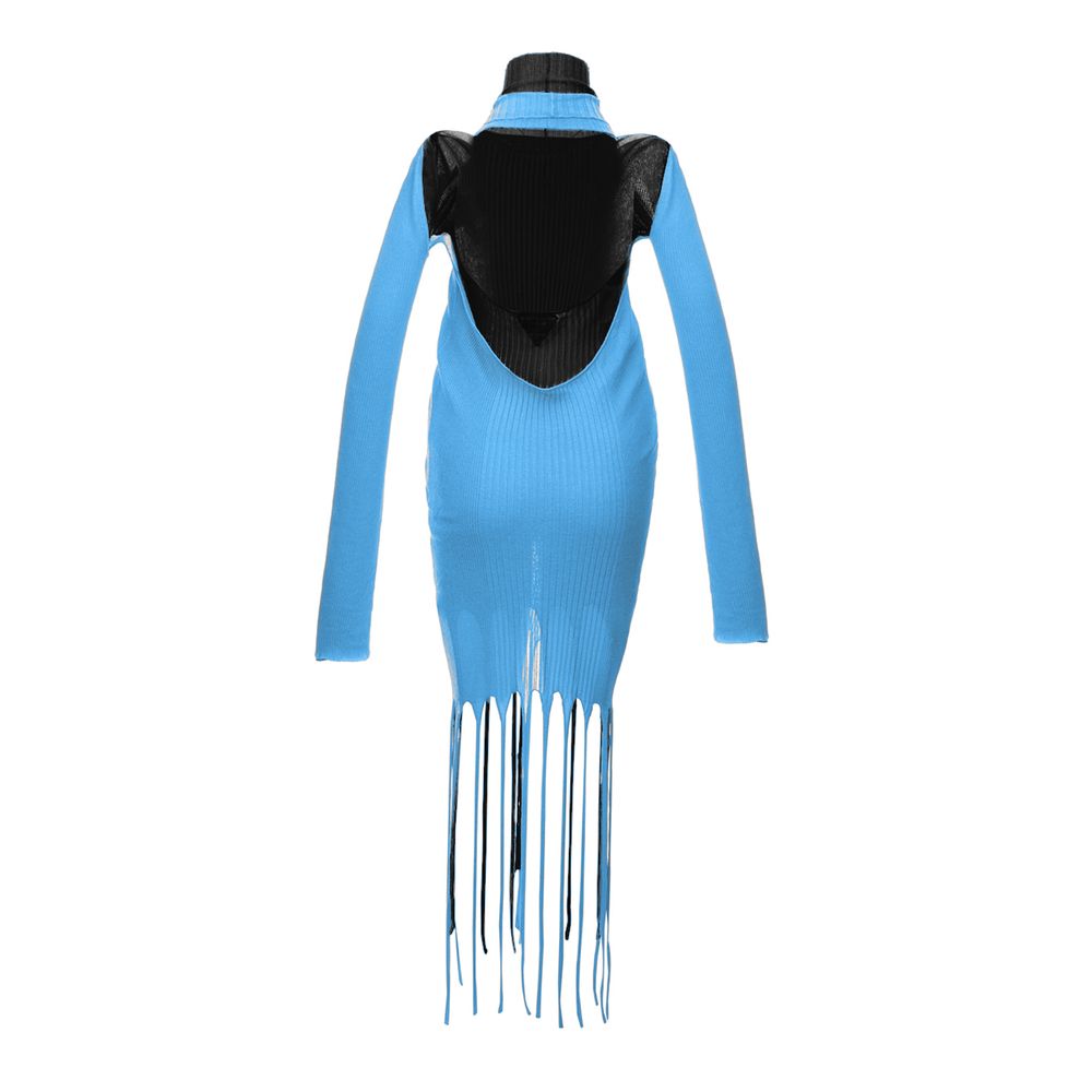 Bottega Veneta Blue Cotton Long LUNESCAPE