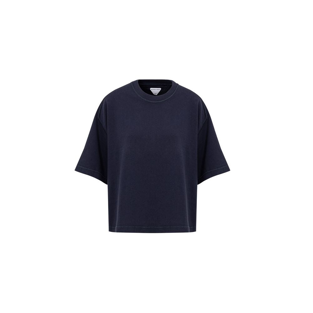 Bottega Veneta Blue Cotton T-Shirt LUNESCAPE