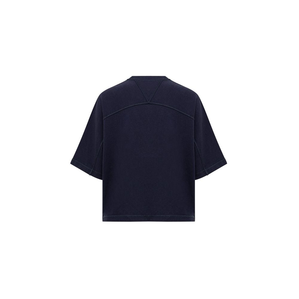 Bottega Veneta Blue Cotton T-Shirt LUNESCAPE