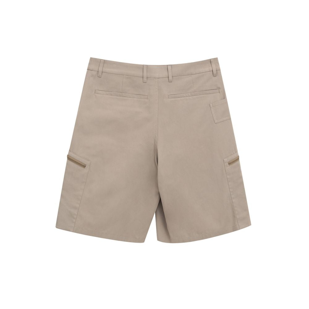Dior Beige Cotton Cargo Short LUNESCAPE