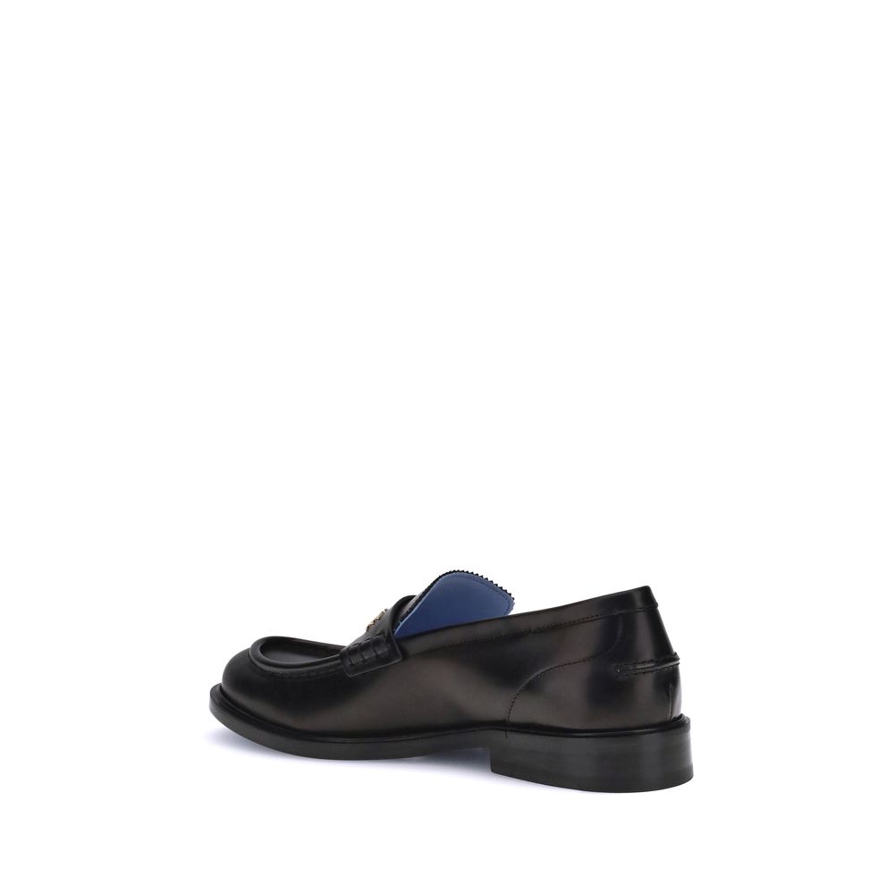 Versace Leather Loafers