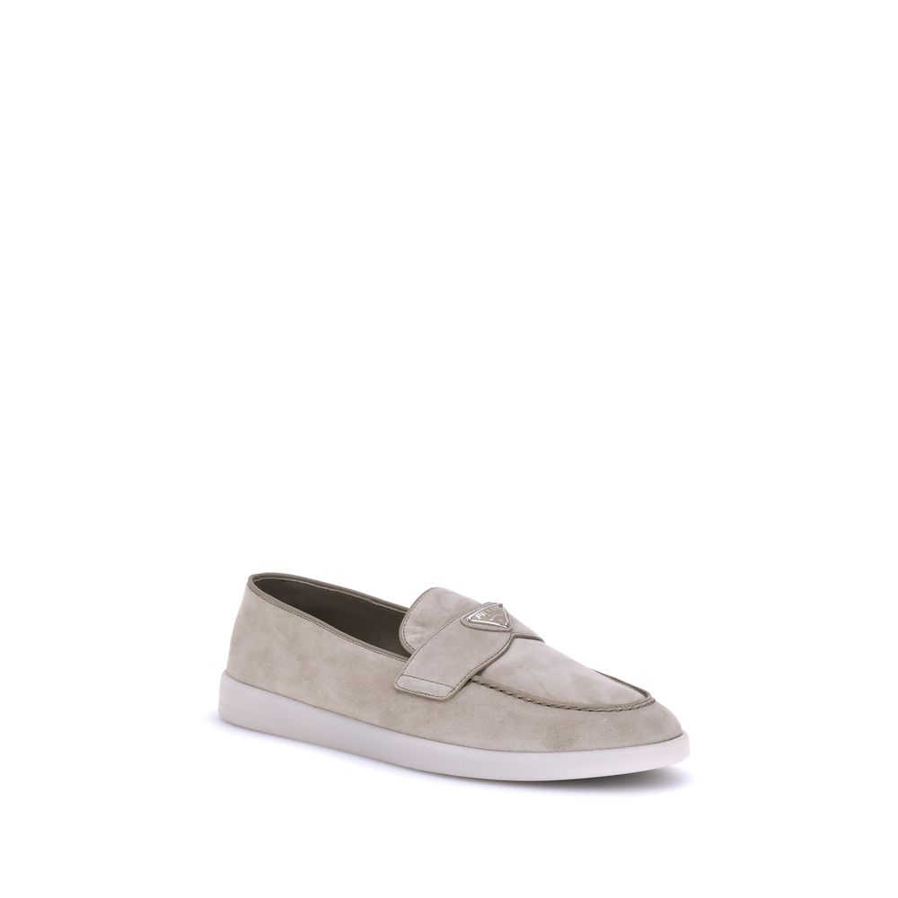Prada Suede Loafers LUNESCAPE