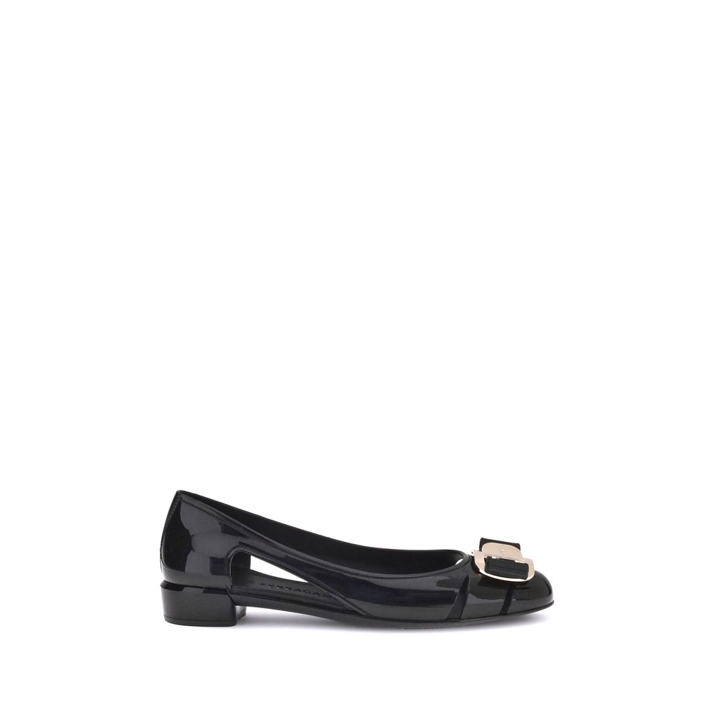 Ferragamo Rubber Ballerina LUNESCAPE