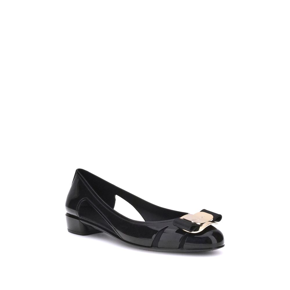 Ferragamo Rubber Ballerina LUNESCAPE