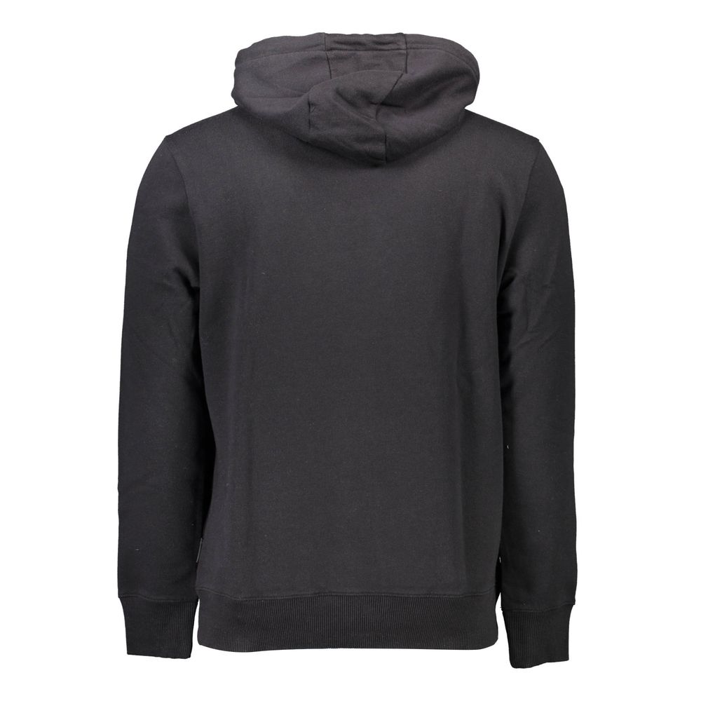 Napapijri Black Cotton Sweater LUNESCAPE