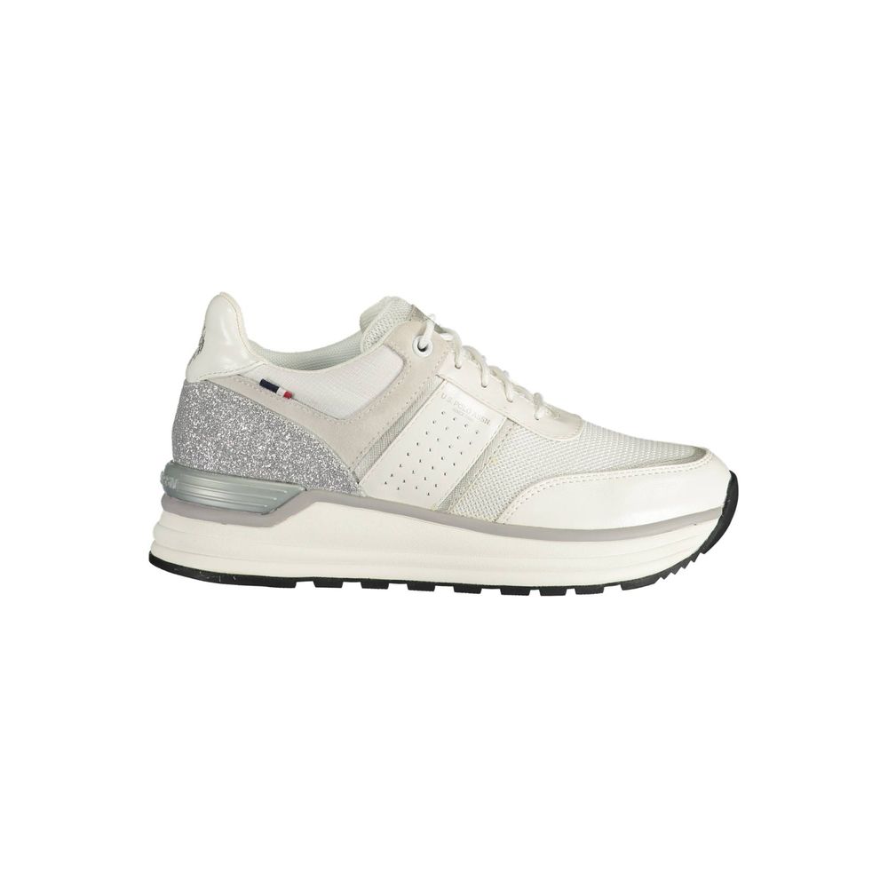 U.S. POLO ASSN. Bianco Eco Suede Women Sneaker