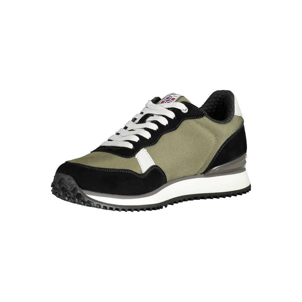 Napapijri Green Polyester Sneaker LUNESCAPE