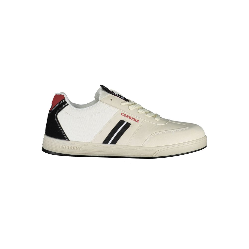 Carrera White Polyester Sneaker LUNESCAPE