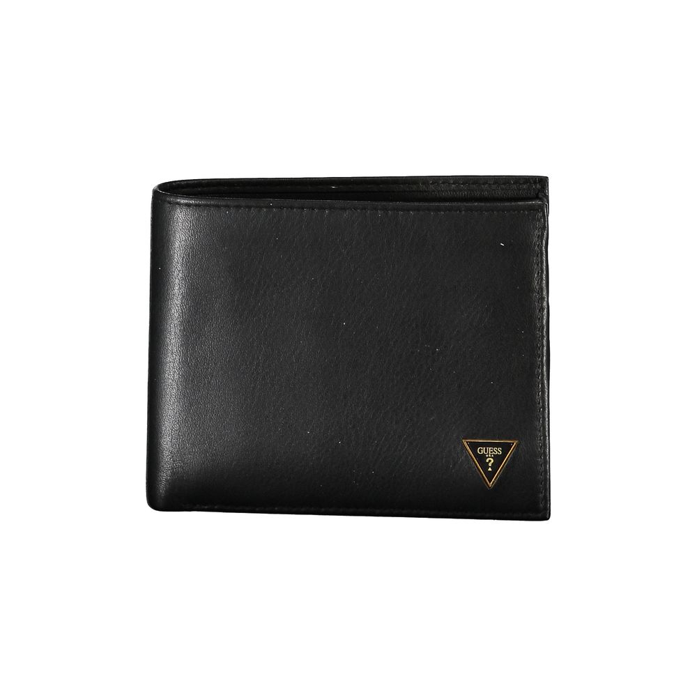 Guess Jeans Black Leather Wallet LUNESCAPE