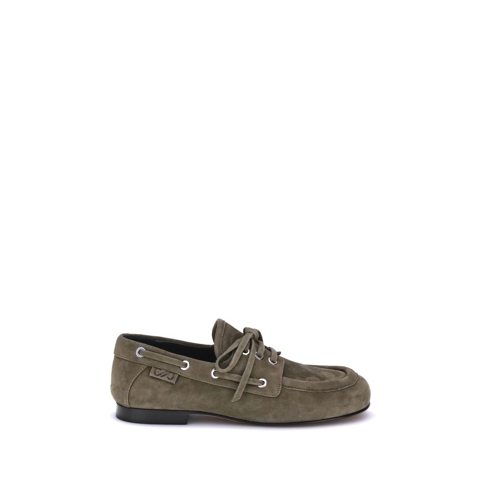 Proenza Schouler Suede Deck Loafers LUNESCAPE