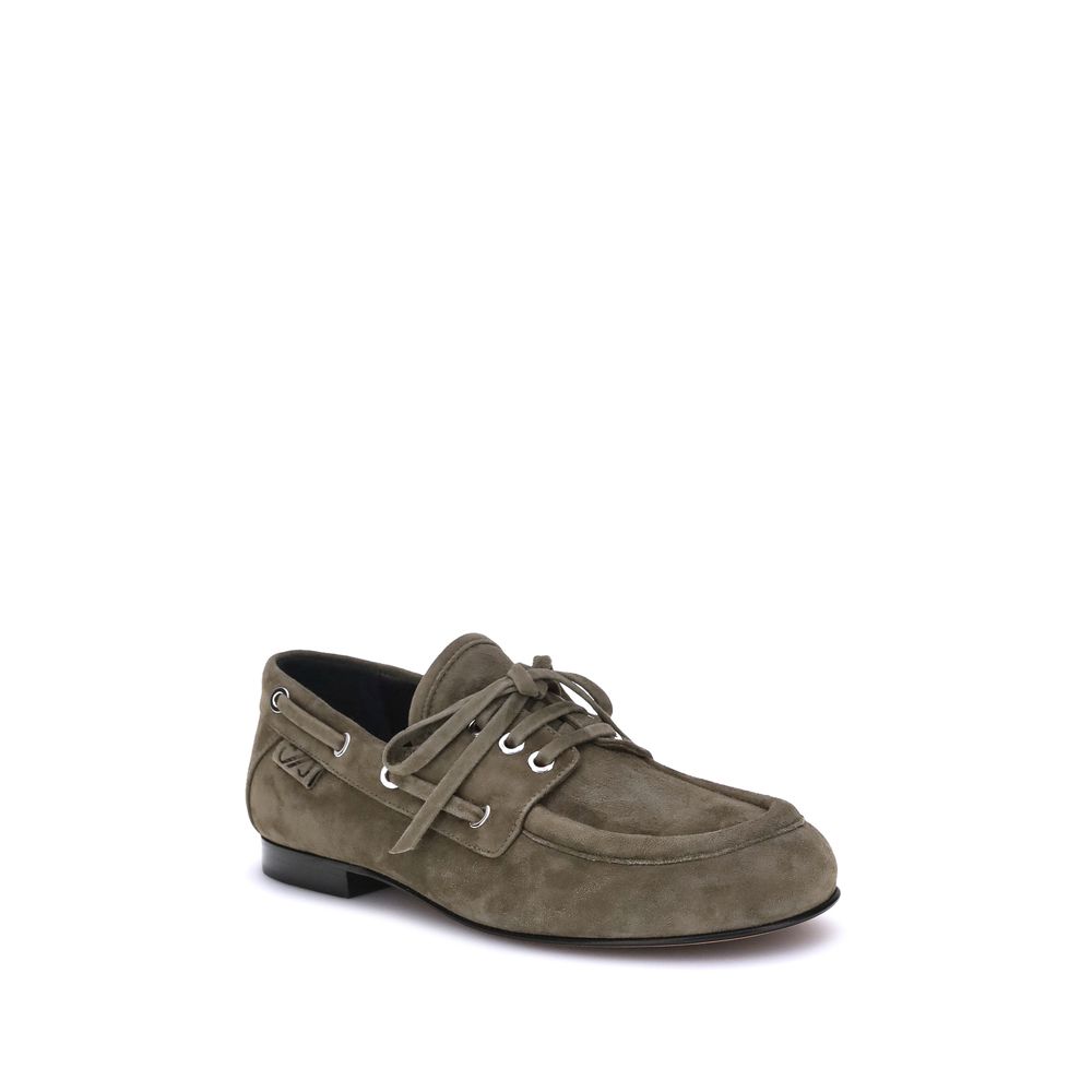 Proenza Schouler Suede Deck Loafers LUNESCAPE