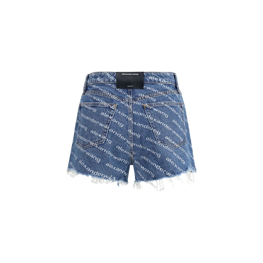 Alexander Wang Bite denim Shorts LUNESCAPE