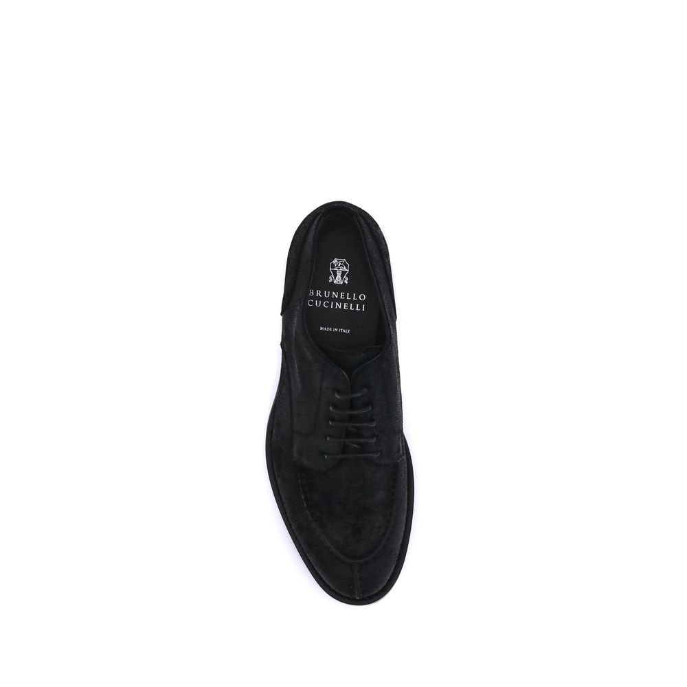 Brunello Cucinelli Suede Lace-Ups LUNESCAPE