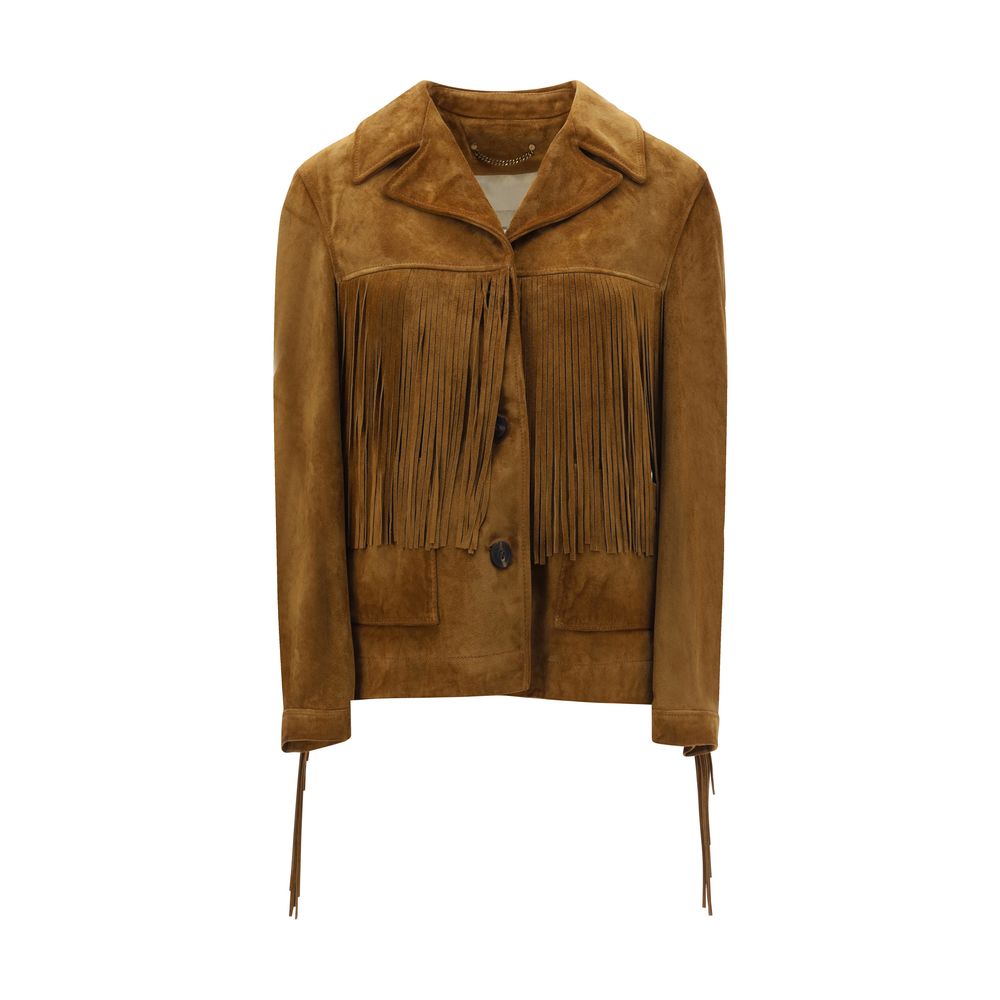 Golden Goose Suede Jacket with fringe LUNESCAPE