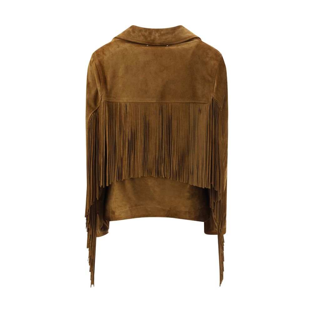 Golden Goose Suede Jacket with fringe LUNESCAPE