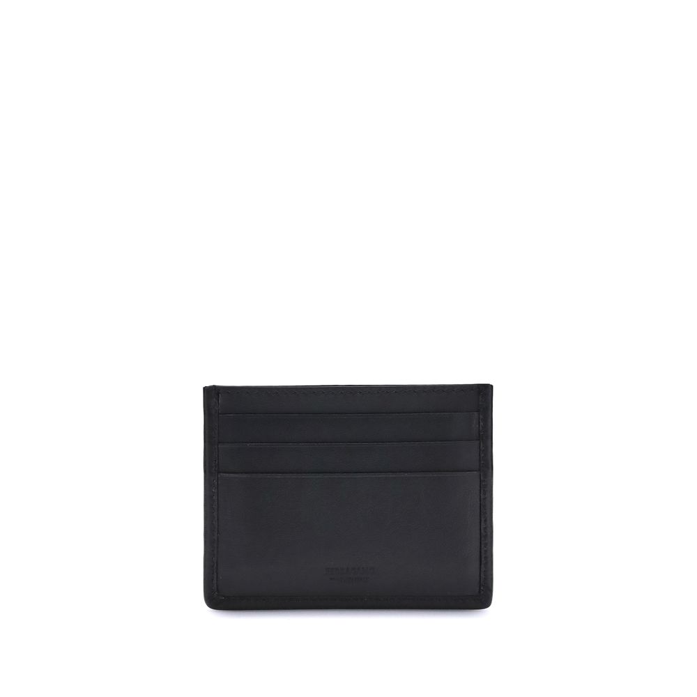 Ferragamo Woven Gancini Card Holder LUNESCAPE