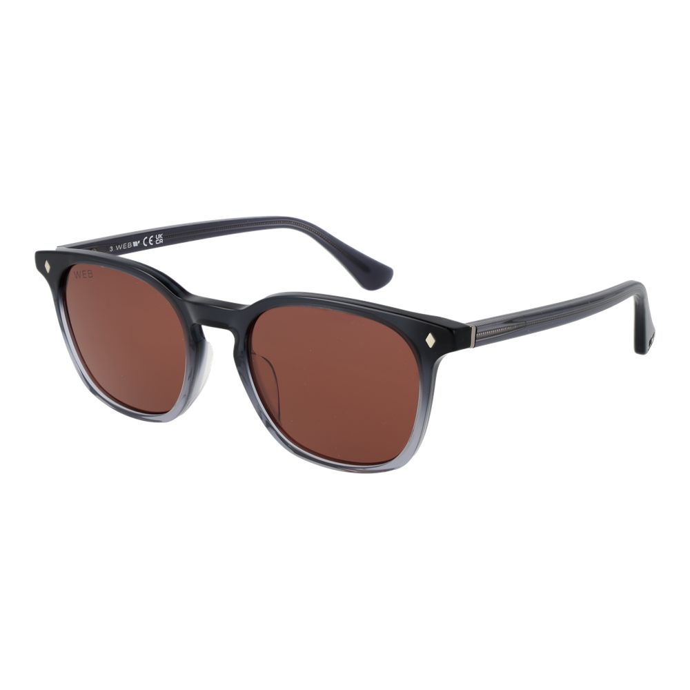 Web Gray Men Sunglasses LUNESCAPE