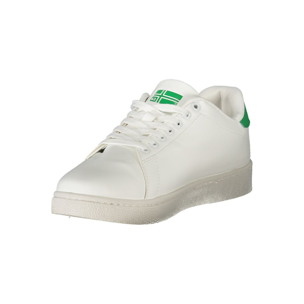 Norway 1963 White Polyester Men Sneaker LUNESCAPE