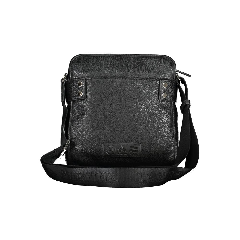 La Martina Black Shoulder Bag LUNESCAPE