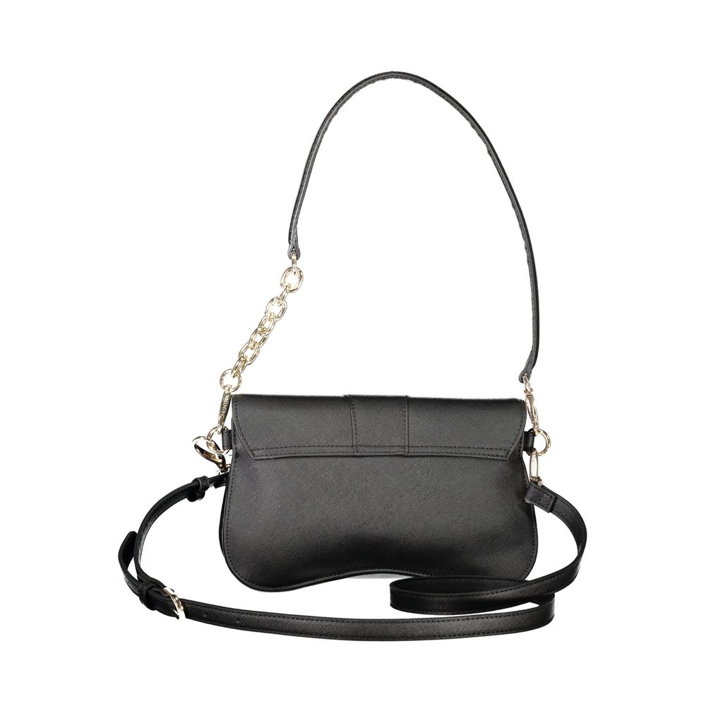 Mario Valentino Black Polyethylene Women Handbag LUNESCAPE