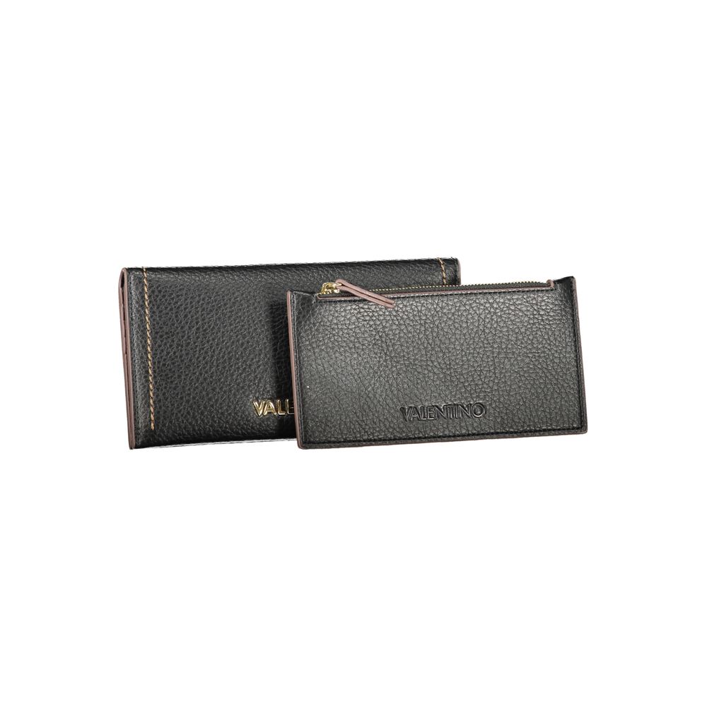 Mario Valentino Black Polyethylene Women Wallet LUNESCAPE