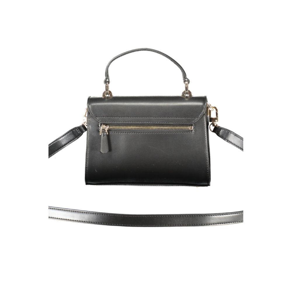 Guess Jeans Black Polyethylene Women Handbag LUNESCAPE