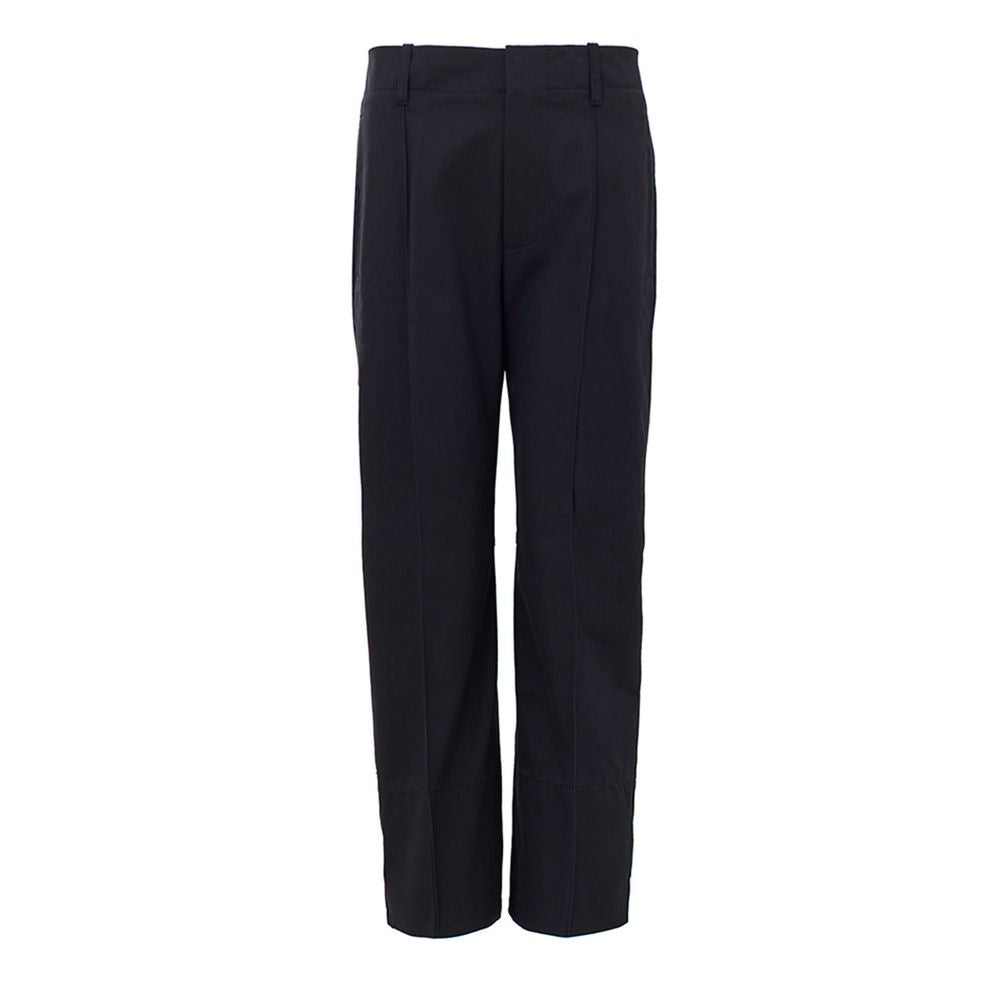 Bottega Veneta Navy Blue Cotton Pant LUNESCAPE