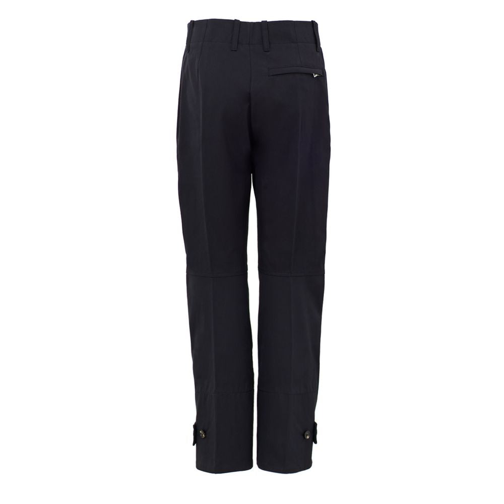 Bottega Veneta Navy Blue Cotton Casual Pants