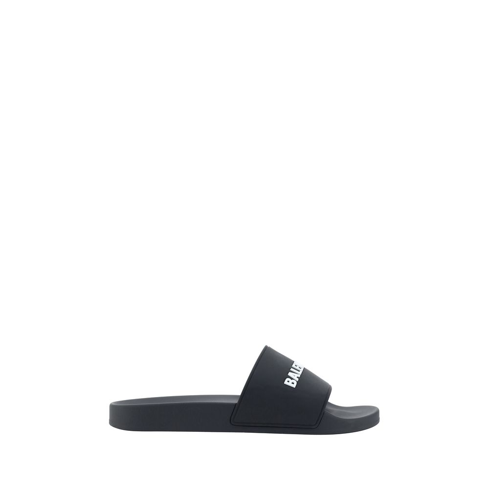 Balenciaga Rubber Pool Sandals LUNESCAPE