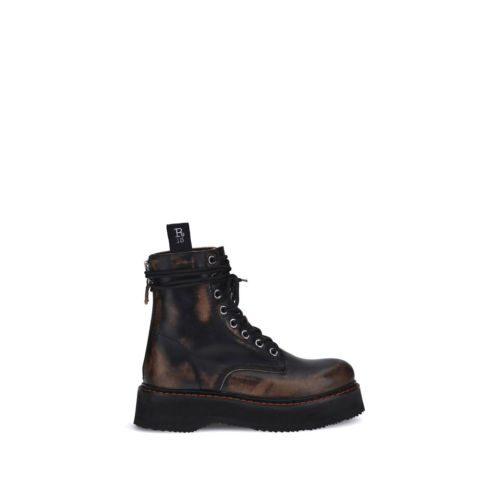 R13 Lace-up Ankle Combat Boots LUNESCAPE