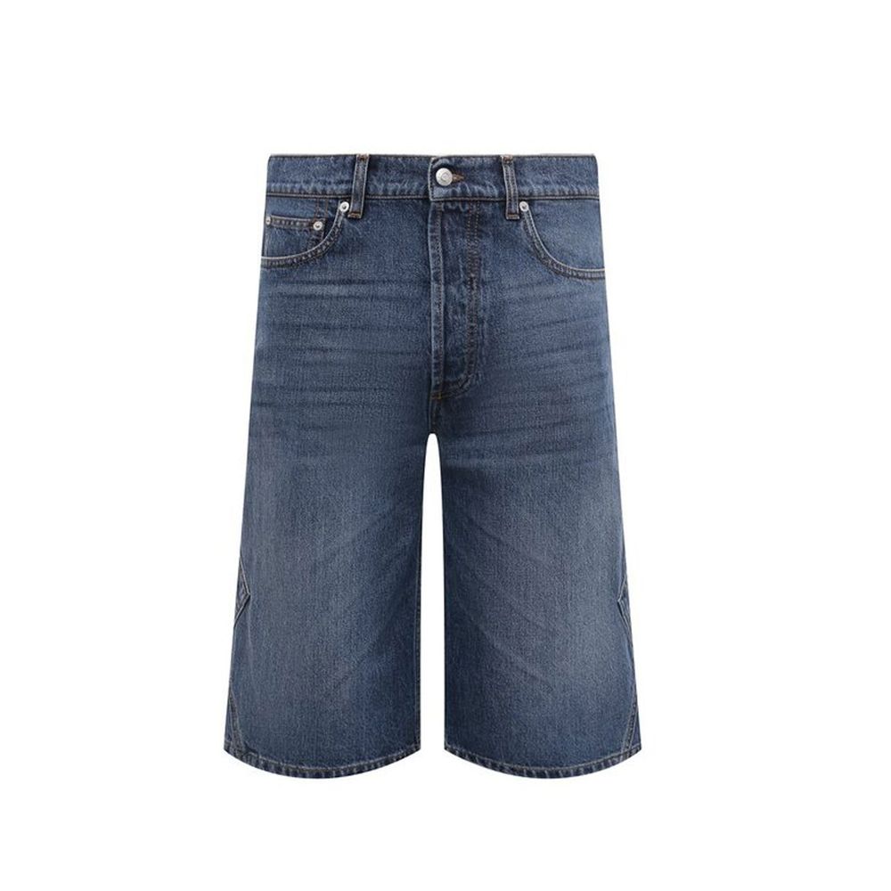Alexander McQueen Denim Shorts LUNESCAPE