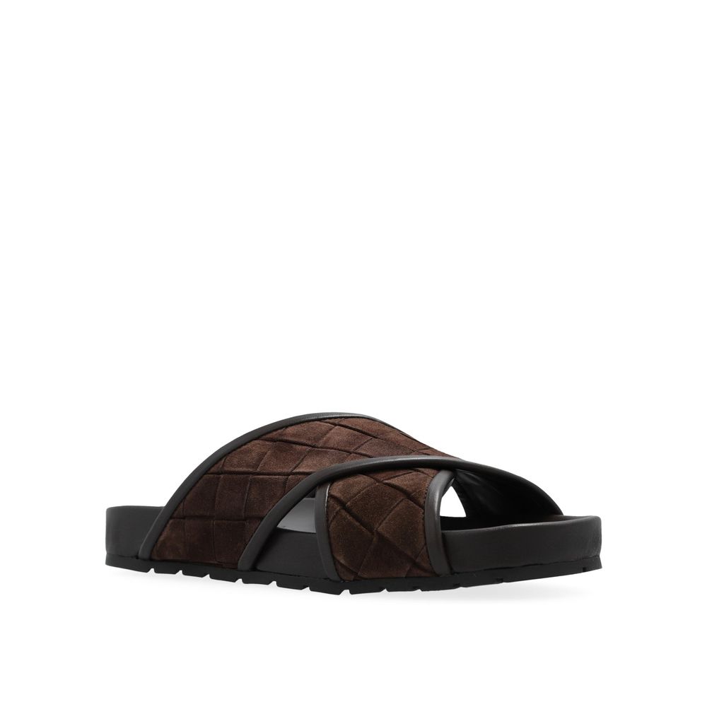 Bottega Veneta Tarik Criss Cross Sandal LUNESCAPE