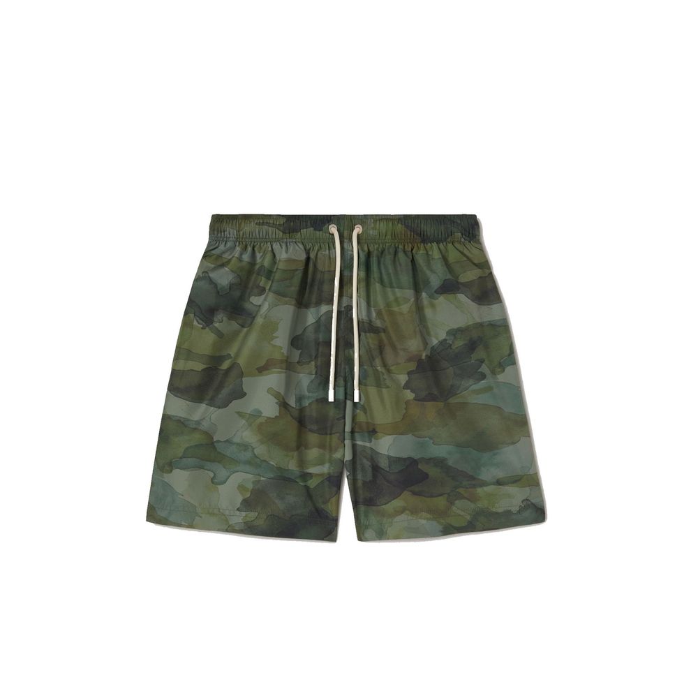 Palm Angels Camouflage Swim Shorts LUNESCAPE