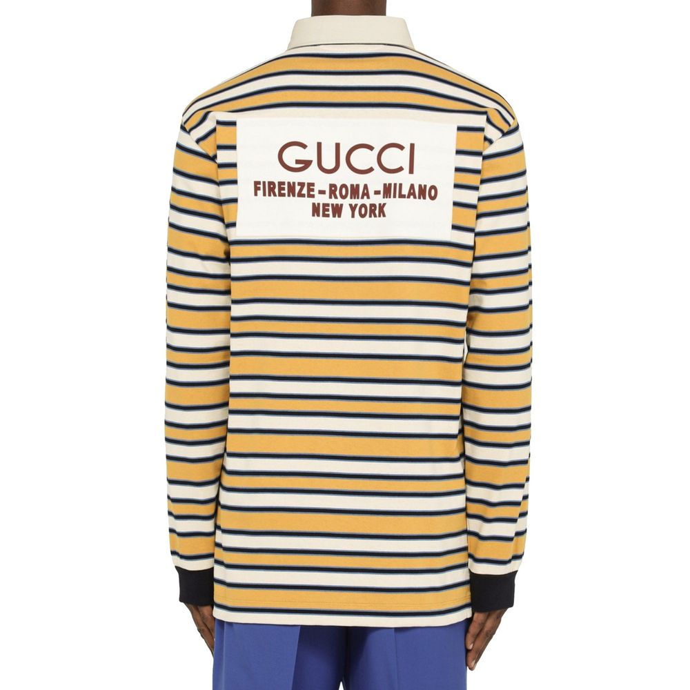 Gucci Striped Polo Shirt LUNESCAPE