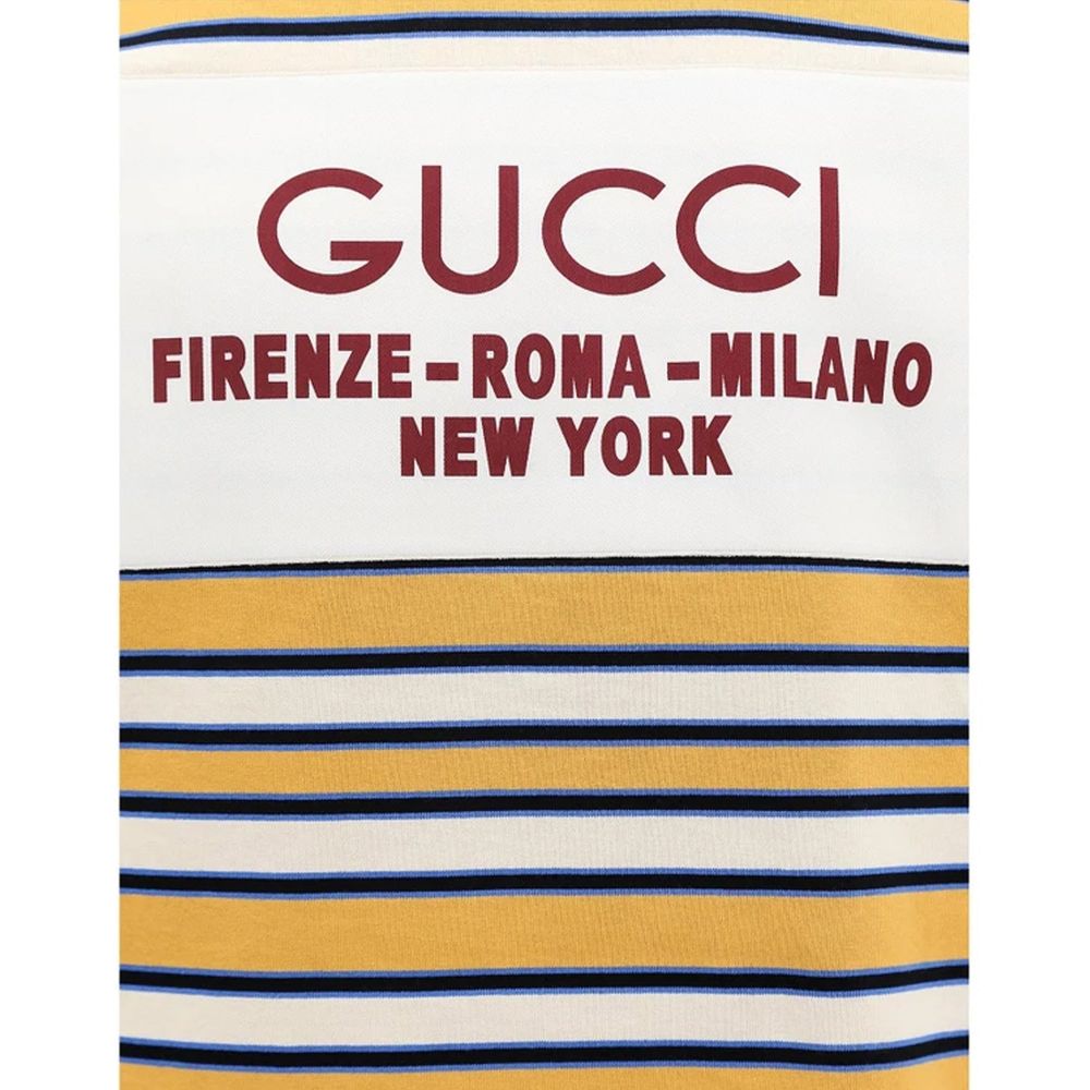 Gucci Striped Polo Shirt LUNESCAPE