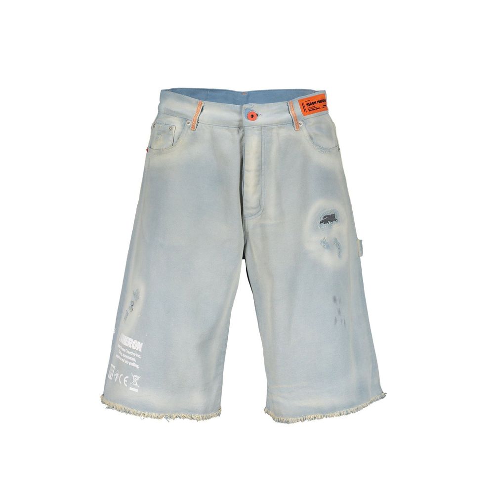 Heron Preston Denim Shorts LUNESCAPE