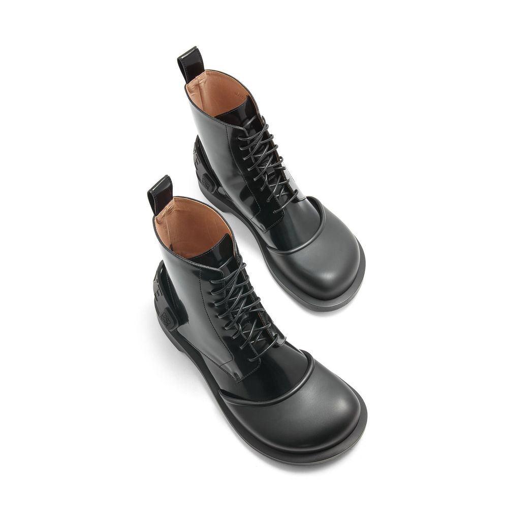 Loewe Leather Lace-Up Boots LUNESCAPE