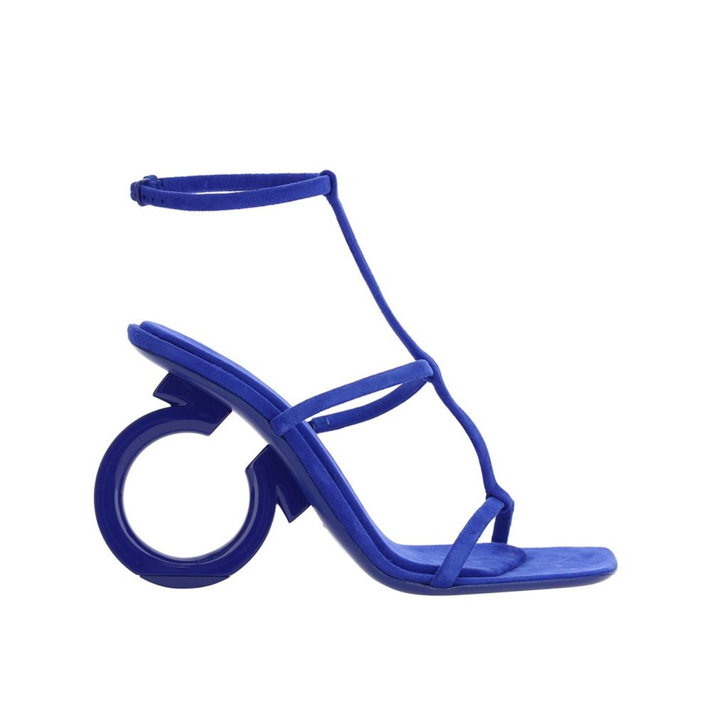 Salvatore Ferragamo Elina Leather Sandals LUNESCAPE